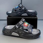 外穿厚底沙滩凉鞋 拖鞋 防滑耐磨两穿运动凉拖男士 夏季 男潮2025新款