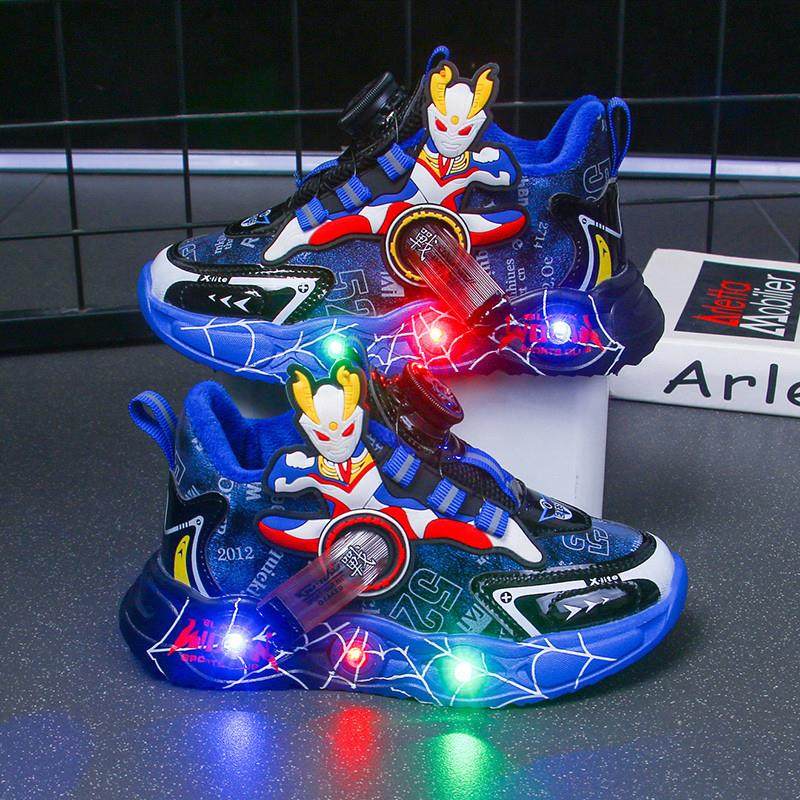 奥特曼儿童鞋秋冬季2025新款加绒男童运动鞋中大童亮灯男孩二棉鞋,童鞋/婴儿鞋/亲子鞋,运动鞋,淘宝优惠券,粉丝福利购,淘宝优惠卷