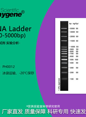 100bp plus DNA Ladder/Marker (100-5000bp) [PH0012 PHYGENE]