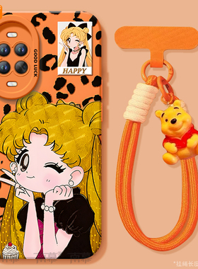 豹纹美少女适用华为nova15手机壳nova15Pro新款Nava14保护套navo13防摔12硅胶11高级10挂绳Ultra外壳9女8软7