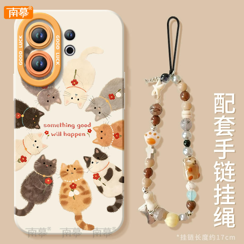 适用vivos30手机壳s30promini保护套s20猫咪好事发生s19新款s18硅胶s17防摔s16挂绳s15外壳s12高级感s10软pro