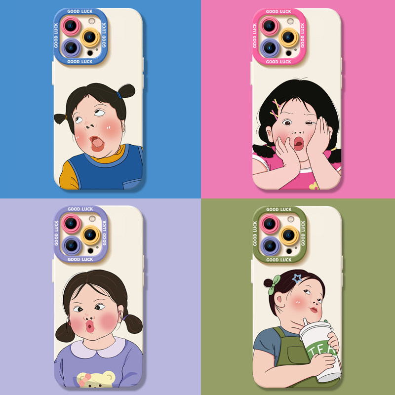 表情包女孩适用苹果15的手机壳iPhone15pro套14pro新款13液态14硅胶12女11全包ip防摔pro十三xr软11潮8/xsmax属于什么档次？