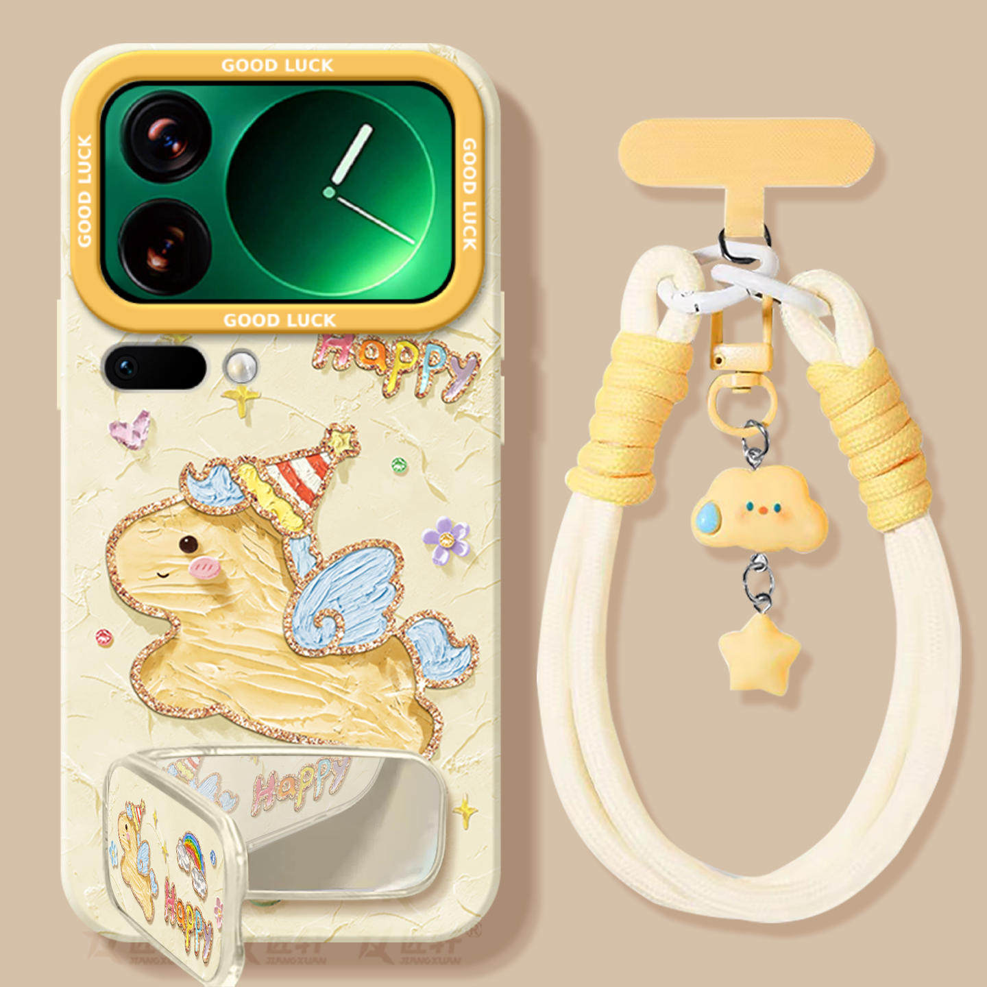 快乐小马适用小米17手机壳新款17ProMax保护套17pro防摔15高级感14硅胶13外壳POR十七Xiaomi挂绳12女11/10,3C数码配件,手机保护套/壳,淘宝优惠券,粉丝福利购,淘宝优惠卷