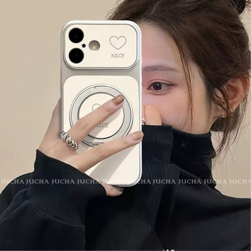 白色爱心适用苹果17promax手机壳iPhone16套17小米15/14防摔13华为pura80新款oppo荣耀600红米k90/nova16vivo