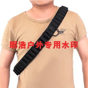 12G子弹腰带狩猎散弹收容带cs25格ner/f软弹带户外战术野战便携带