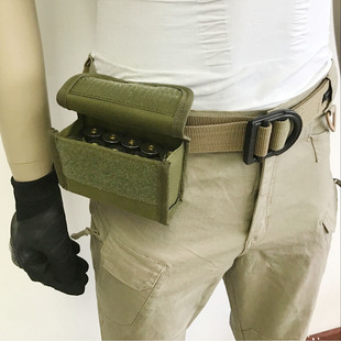 跨境下供抛壳散弹包袋10孔霰弹包模型子弹121516号收纳包电池包