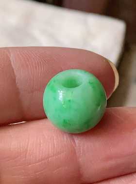 翠都翡翠珠宝天然翡翠A货玉佩挂坠小吊坠项坠飘阳绿路路通100107