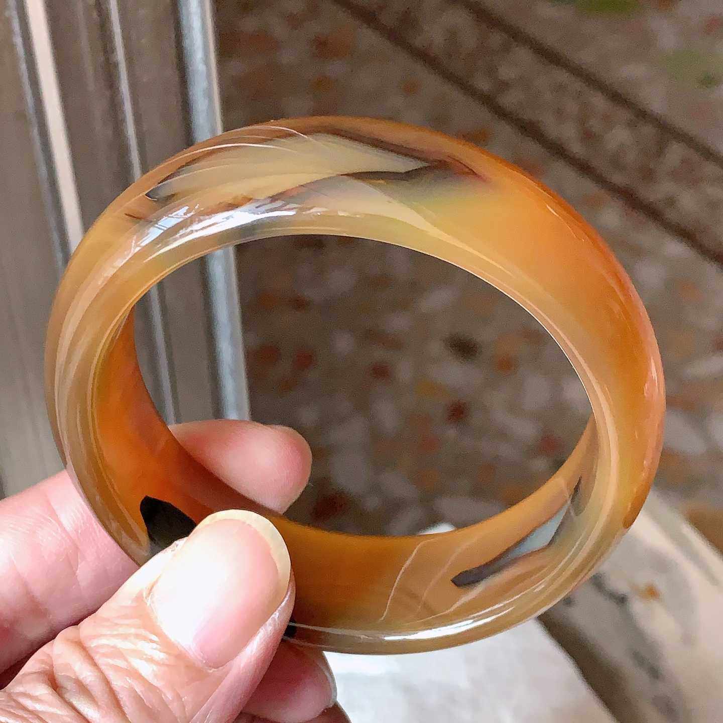 翠都翡翠珠宝天然玛瑙玉髓手镯