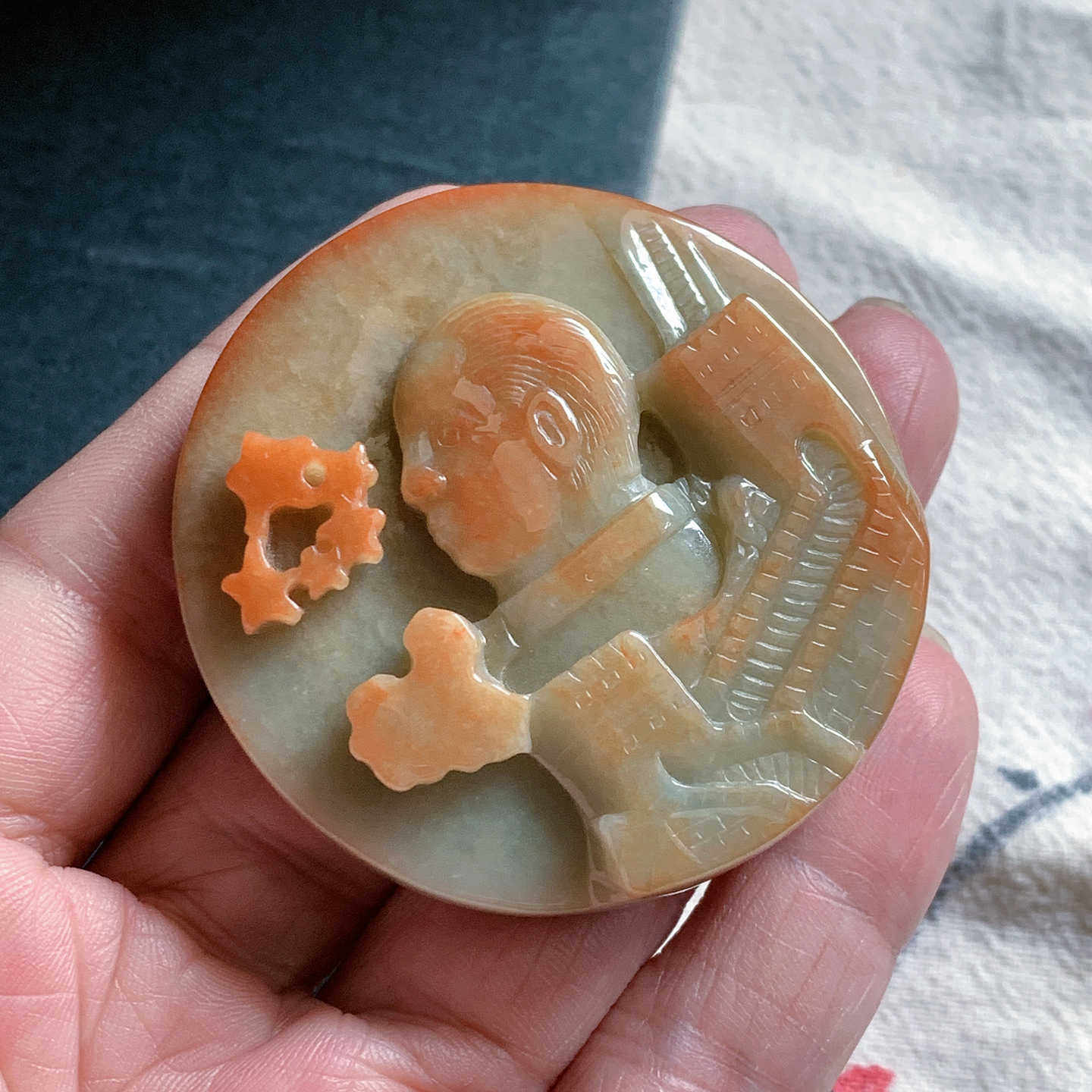 翠都缅甸天然A货红翡翡翠吊坠