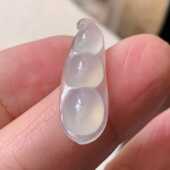 翠都翡翠珠宝天然翡翠A货挂坠小吊坠项坠冰种四季 豆147064