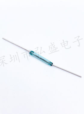 干簧管 4*28MM 常开型 磁控开关磁性感应开关 舌簧管 绿管 玻封