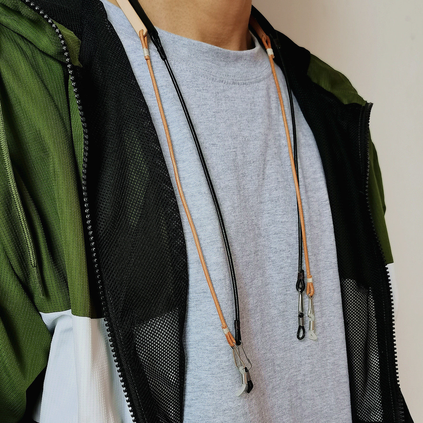 手工原创眼镜挂链复古咔叽风牛皮眼镜挂脖绳墨镜太阳镜挂绳防掉落,ZIPPO/瑞士军刀/眼镜,眼镜链,淘宝优惠券,粉丝福利购,淘宝优惠卷