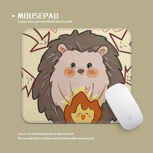 檀健次和小炭火鼠标垫小号锁边加厚学生专用笔记本电脑键盘垫耐磨