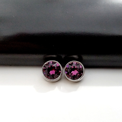 进口奥钻深紫204奥地利水晶纽扣