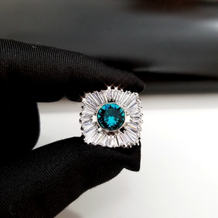 纽扣子20mm定制款 S进口奥地利水晶翠蓝色229锆石毛衣衬衣衬衫 裙装