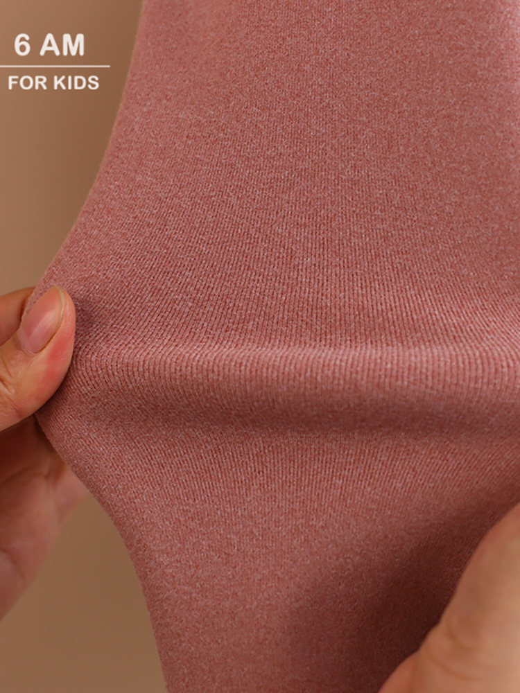 남성과 여성의 가을 겨울 두꺼운 독일 벨벳 열 따뜻한 탑 BAOZHONG 큰 어린이 라운드 넥 플러스 벨벳 홈 잠옷 가을 옷