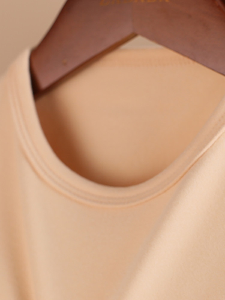 소녀와 소년 가을 겨울  중대형 아동용 양면 독일 벨벳 가정용 속옷 둥근 목에 꼭 맞는 잠옷 난방 및 따뜻한 가을 옷