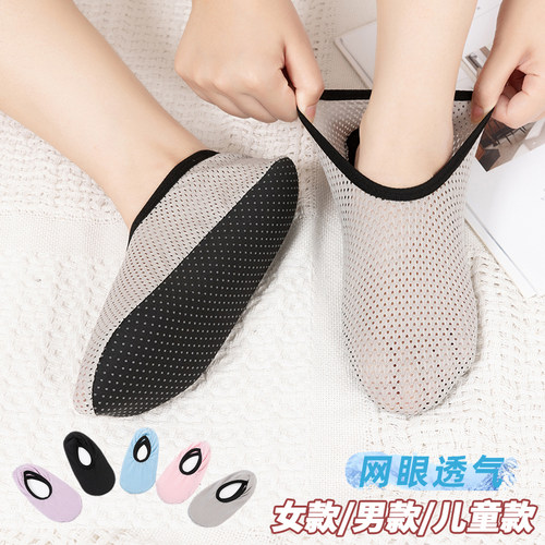 夏季地板袜防滑底软底隔凉袜
