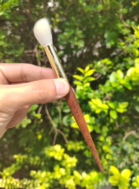 艾诺琪化妆刷光橙茶系列f201羊毛腮红刷高光刷动物毛刷子微瑕疵款