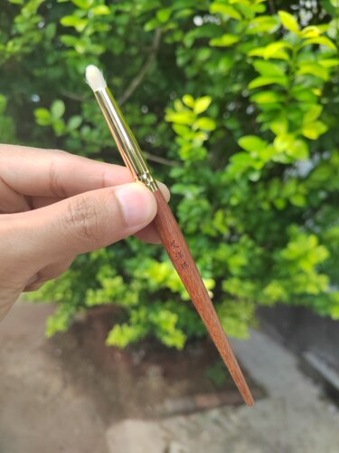 艾诺琪化妆刷光橙茶系列f207羊毛细节晕染刷实木柄微瑕疵款
