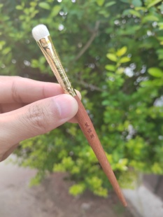 艾诺琪化妆刷光橙茶系列f206细光峰羊毛短毛眼影刷眼尾刷微瑕疵
