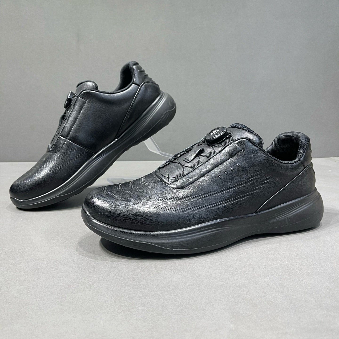 枫之时尚秋冬厚底增高旋转扣休闲鞋牛皮发型师个性男士潮网红板鞋