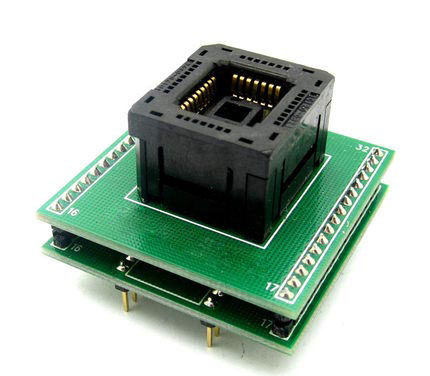 DIL32W/PLCC32 ZIF适配器 IC烧录座 转换座PLCC32/SA015A1T 下压