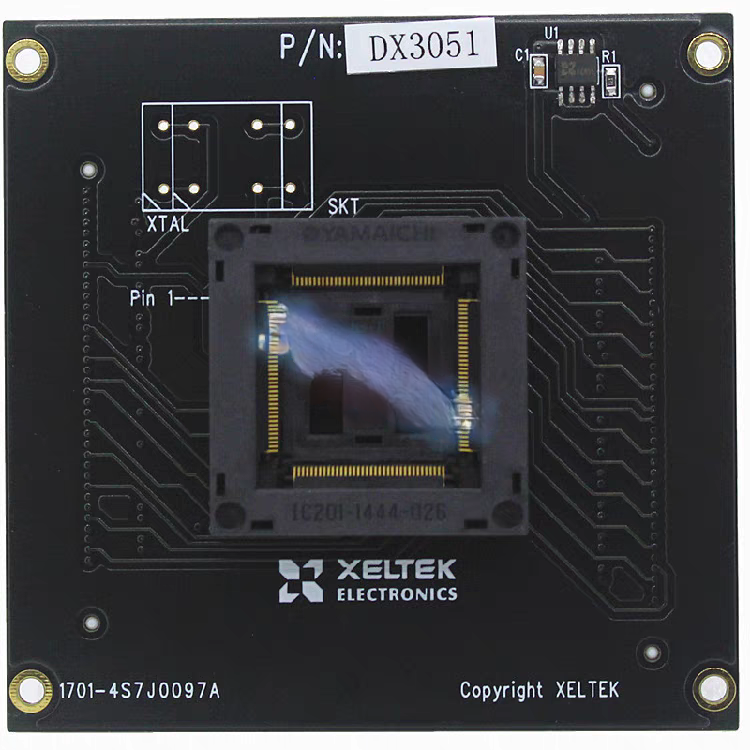 西尔特专用SP6100/N编程座DX3051适配器烧录座IC座 qfp144