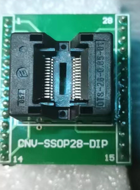 DIL28W/TSSOP28 ZIF 170MIL 通用型日本原装ENPLAS烧录座 适配座