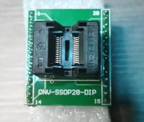 DIL28W/TSSOP28 ZIF 170MIL 通用型日本原装ENPLAS烧录座 适配座
