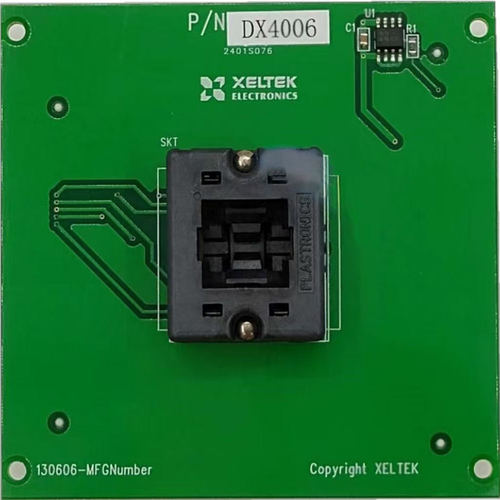 西尔特专用SP6100/N编程座DX4006适配器 烧录座IC座 QFN8 8*6MM