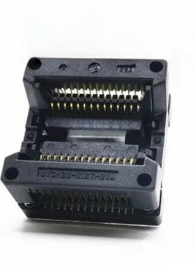 Enplas原装SOP28/OTS-28-1.27-01A测试座 IC芯片编程座烧录烧写座