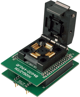 ZY501U 烧录座 烧录 编程座 周立功SMARTPRO专用适配器 LQFP64