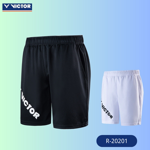 正品威克多VICTOR胜利羽毛球服运动短裤针织速干透气裤子R-20201