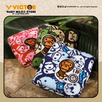 威克多VICTOR胜利运动护腕BABY MILO联名腕带健身吸汗SP-508BM