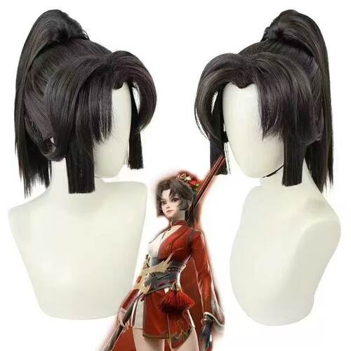 云缨燎原之心cos假发王者荣耀少女高马尾造型假毛古风古装cosplay