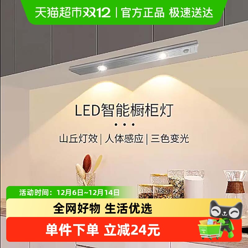 巧助手led智能人体感应无线灯