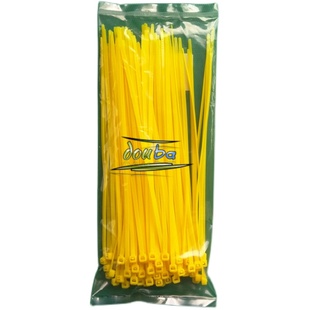 彩色尼龙扎带5*200 蓝红黄绿橙黑白 扎线带 捆扎