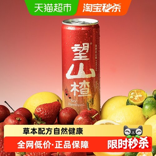 好望水山楂汁果味饮料330ml×4罐