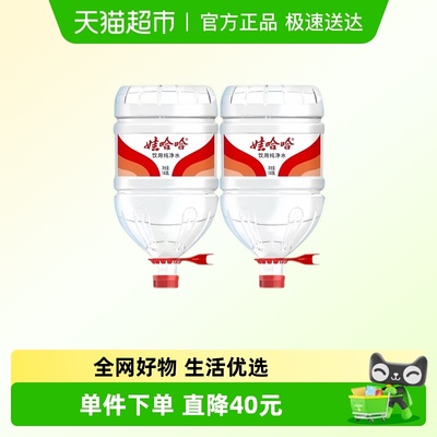娃哈哈纯净水14.8L*2桶