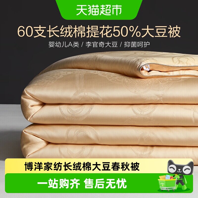博洋长绒棉大豆春秋被芯纯棉图片
