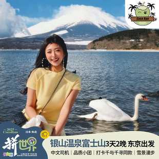 日本富士山银山温泉3天2晚9人中文小团满4人减2000/人