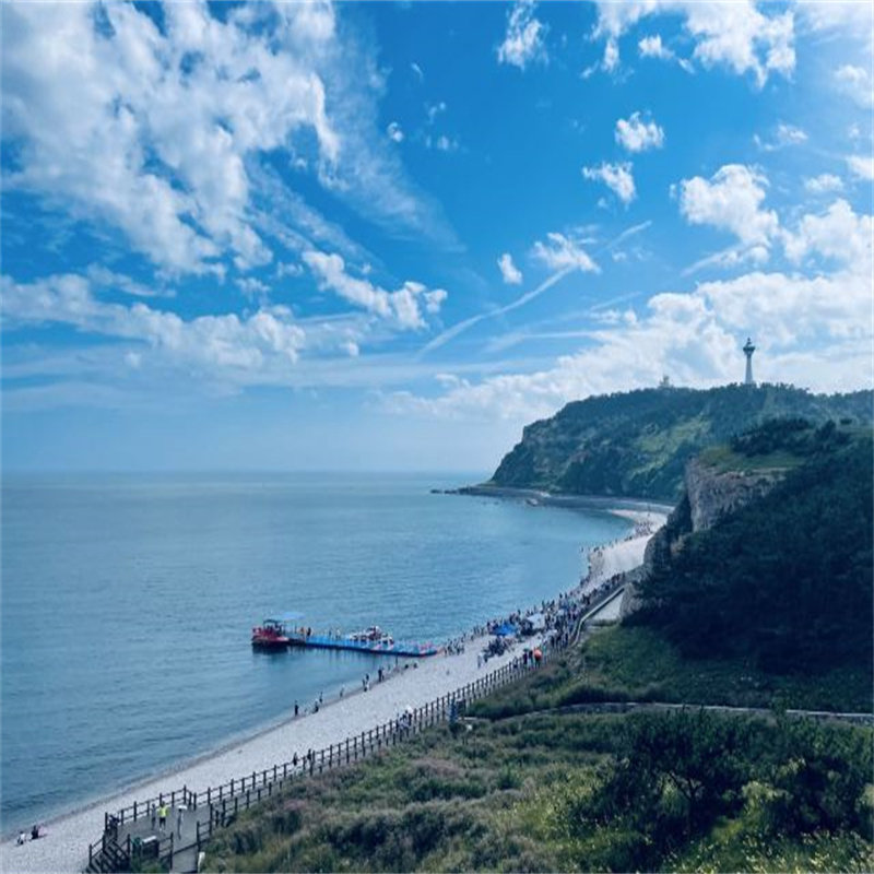 山海间长岛3日游  九丈崖 半月湾 八仙雕塑 林海烽山 海水浴场