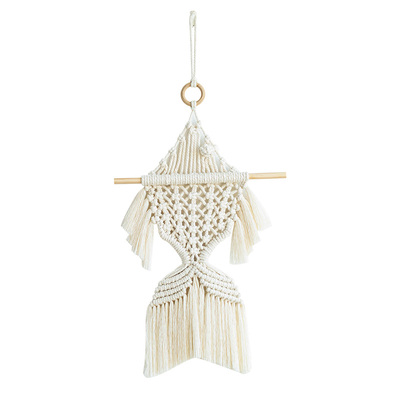 diy小清新文艺macrame编织挂毯