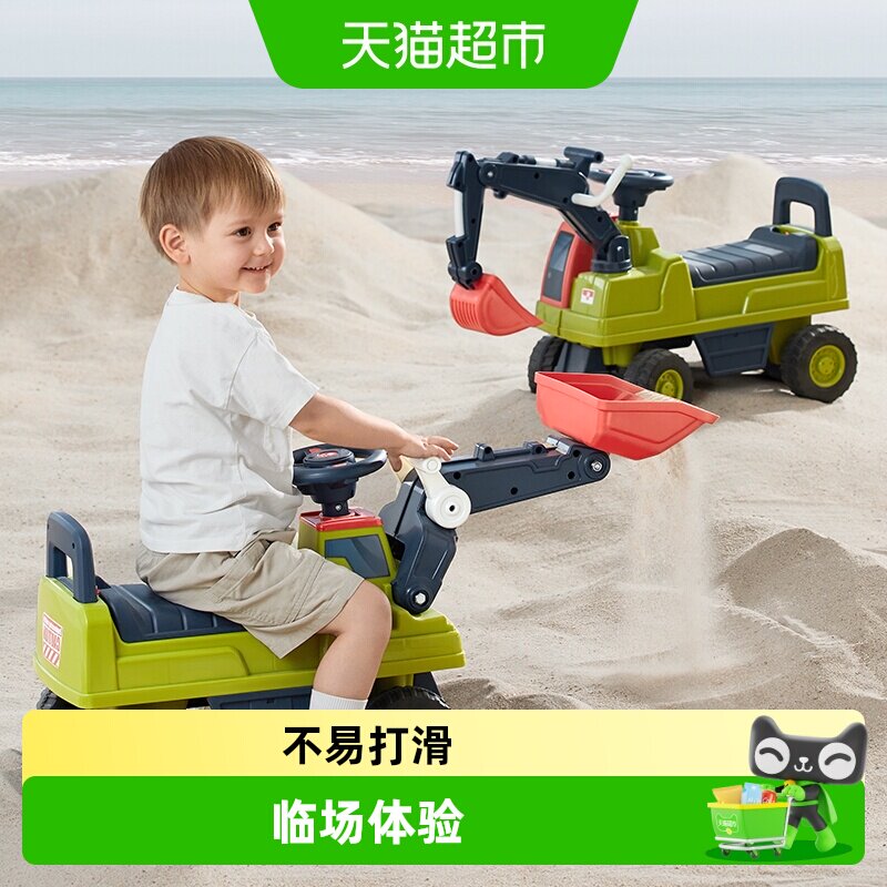 bcbabycare工程车四轮稳固学步车