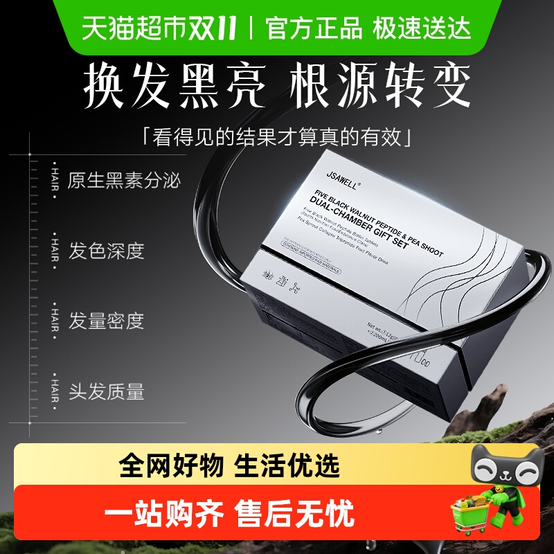 进口专利生物素白发内调转黑发