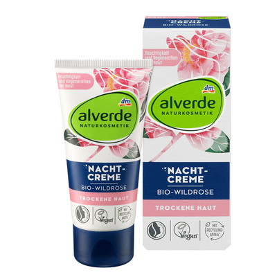 alverde艾薇德野玫瑰抗衰老晚霜