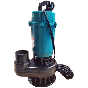 高扬程污水泵大流量抽粪泥浆抽水灌溉排污潜水泵带铰刀排污220V