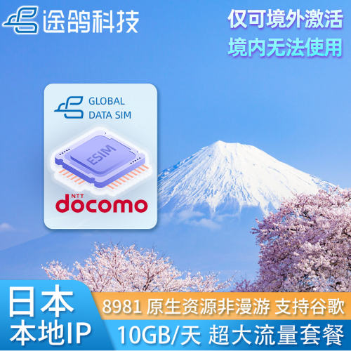 日本DOCOMO电话卡