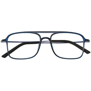 双梁飞行员绿色眼镜框男女复古绿全框近视眼镜男方框塑钢眼镜架潮